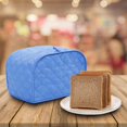 thumbnail image 3 of Brown Four Slice Toaster Appliance Cover  Dust and Fingerprint Protection  Machine Washable (11.5W x 8D x 8H)，S Size, 3 of 5