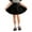Black, variant on Girls Pleated Skirts, Casual Elastic Waist A-line School Uniform Dancing Skirts Black Size 7-8