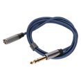 thumbnail image 4 of Cable de audio de 6.35 mm A 2 x 3.5 mm, Adaptador de cable Resistente a la Corrosión para Equipos de Audio Para Enchufes de 6.35 mm, 4 of 7