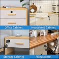 thumbnail image 3 of 2 Packs Drawer Lock with Keys,Cabinet Lock File Cabinet Lock for Drawer Cabinet Wardrobe Office Desk Letter Box (Black), 3 of 4
