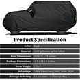 thumbnail image 2 of 2025 New Wrangler 4-Door Waterproof Car Cover - 6-Layer All-Weather Protection, Compatible with Jeep, 2 of 5