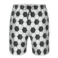 thumbnail image 3 of Honeii Soccer Print Men's Casual Shorts with Drawstring,Swim Trunks Quick Dry Beach Shorts-XX-Large, 3 of 6