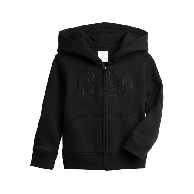 Sudadera con Capucha y Cremallera con Logo GAP para Bebé Niño 6-12M Negra