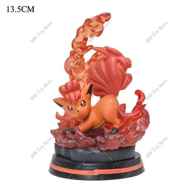 Figura de Pokémon de Anime, Charizard, Squirtle, Bulbasaur, Vulpix, escenas, versión de efectos especiales, juguetes, modelos de colección de PVC