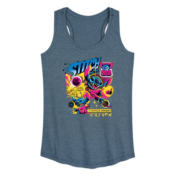 Disney - Lilo & Stitch - Stitch Comic Page - Women's Racerback Tank Top