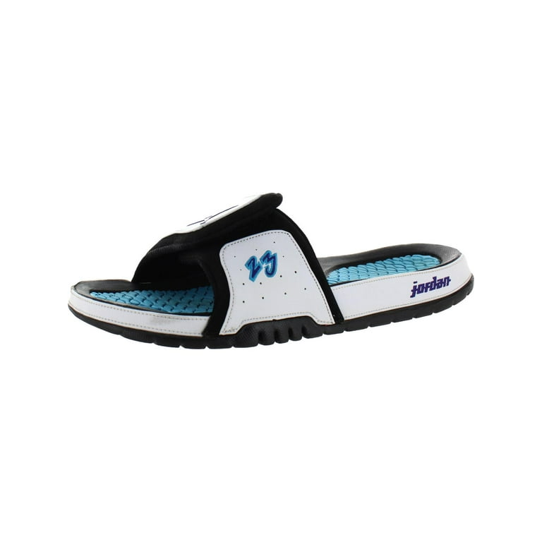 Jordan Mens Jordan Hydro 2 Premier Adjustable Pool Slides White 12 Medium  (D) - Walmart.com