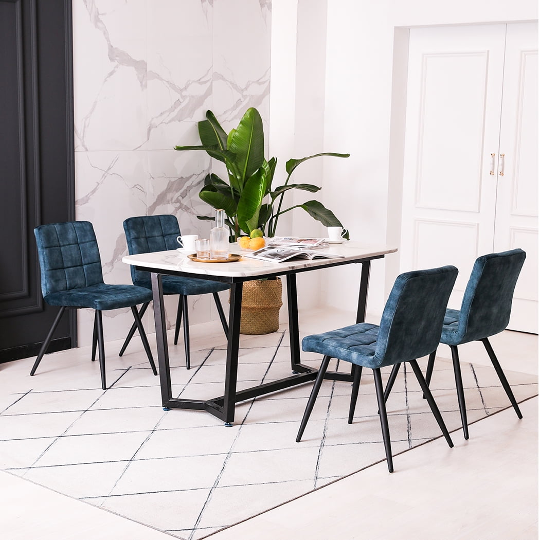 Duhome Modern Velvet Dining Chairs Tufted Accent Upholstered Chairs for