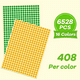 thumbnail image 3 of FloreceBien 6528 etiquetas adhesivas circulares de colores pequeños de 6 mm, 16 etiquetas adhesivas circulares de colores surtidos, pegatinas de codificación, pegatinas redondas autoadhesivas para, 3 of 7
