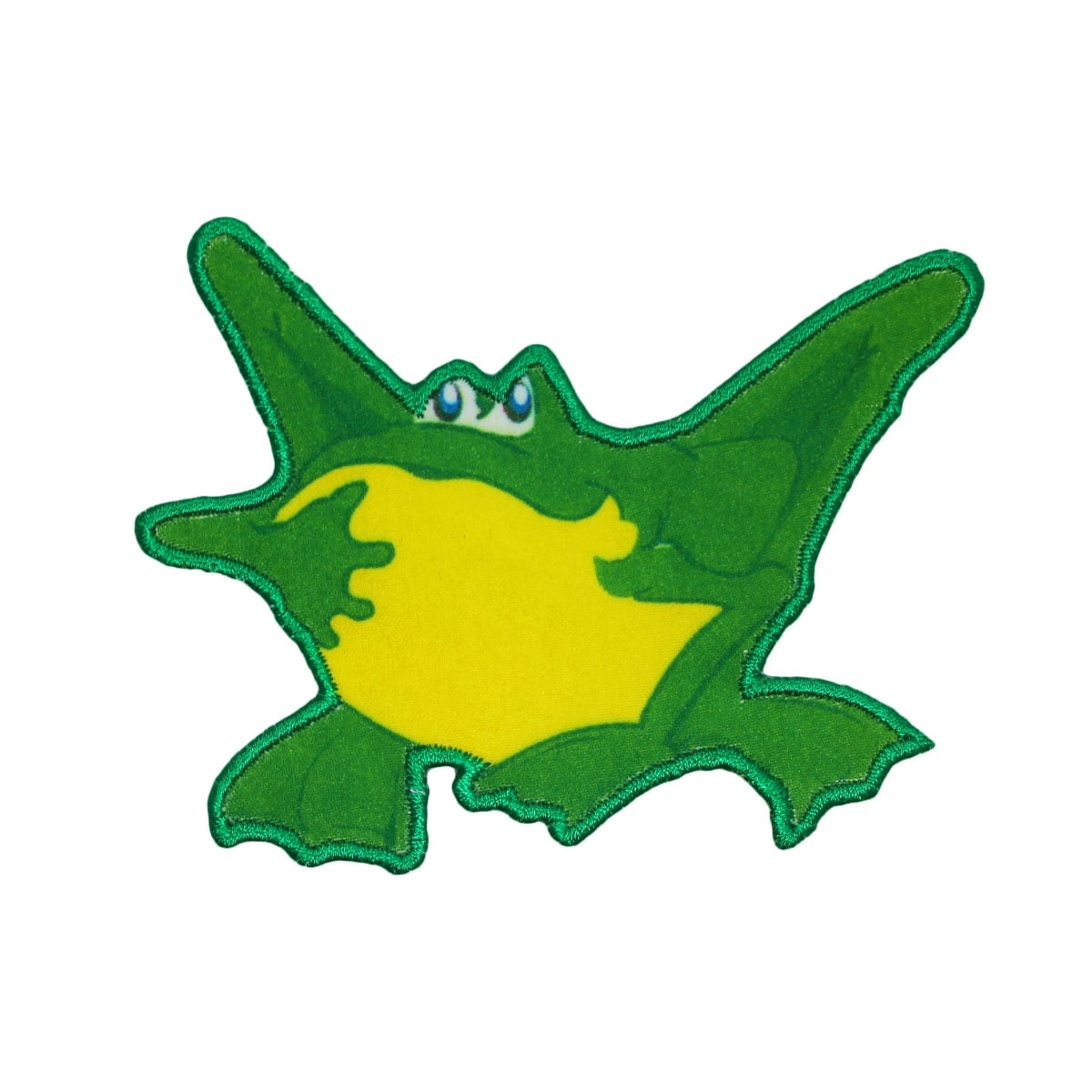 Download Green Frog Sitting Patch Bullfrog Animal Kids Craft ...