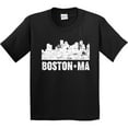 thumbnail image 3 of Inktastic Boston Massachusetts City Skyline with Grunge Youth T-Shirt, 3 of 5