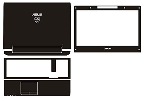 Laptop Carbon fiber Vinyl Skin Sticker Cover For ASUS G74 G74SX G74SW G74S 17.3" 