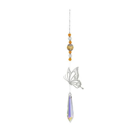 

JINGT Rainbow Crystal Pendant Crystal Sun Catcher Hanging Butterfly Pendant Decor
