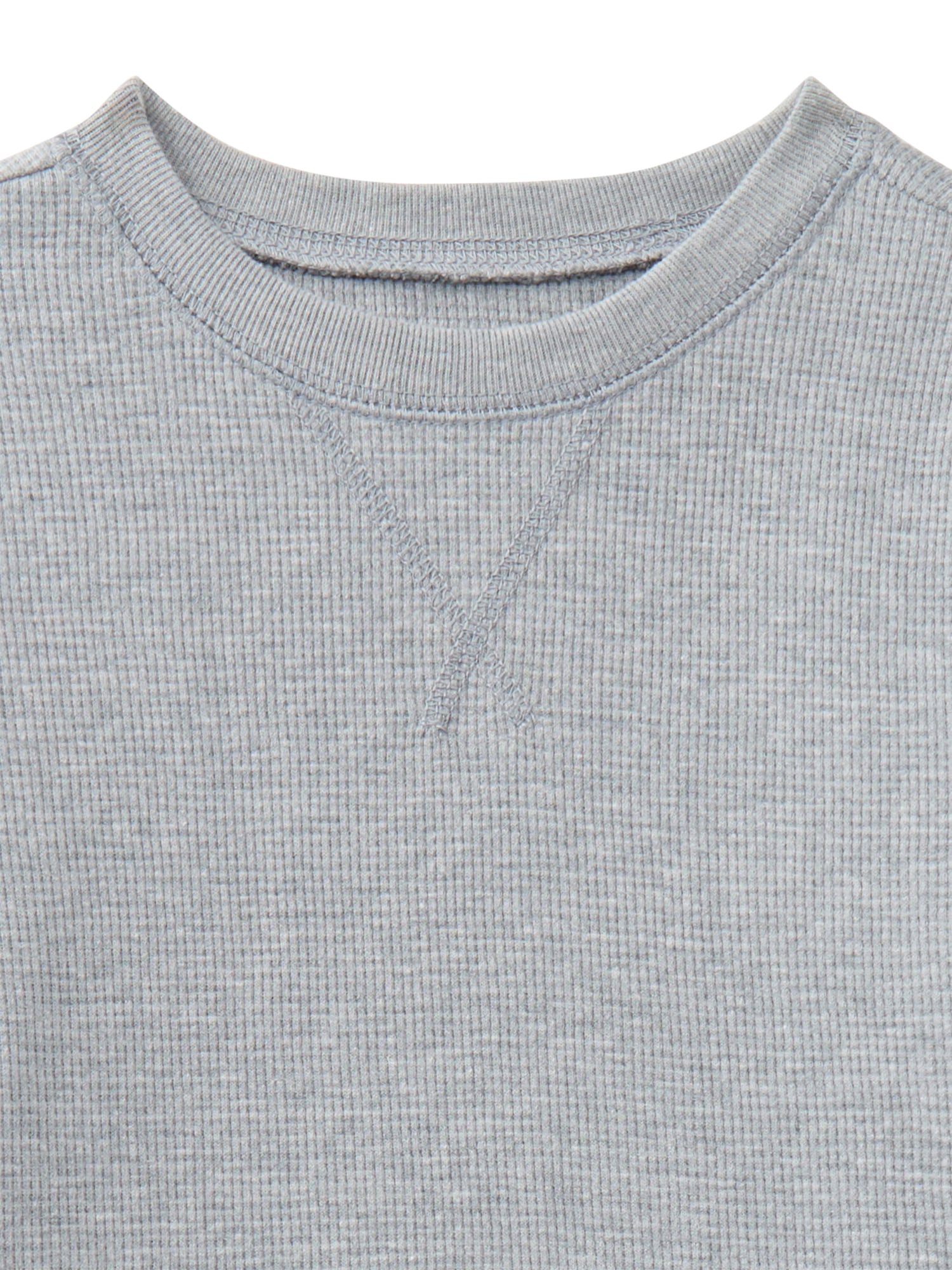 Garanimals Toddler Boys Holiday Micro Thermal Tee with Long Sleeves, Sizes 18M-5T