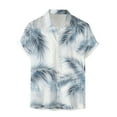 thumbnail image 4 of Mens Hawaiian Shirt Short Sleeve Button Down Shirts Tropical Floral Summer Beach Shirts,S-3XL, 4 of 7