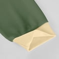 thumbnail image 6 of Havenx Henley Shirts for Men Long Sleeve Quarter Button Sweater Ribbed Crewneck T-Shirt Lightweight Stylish Relaxed Fit Fashion Clothing,Deep Green S, 6 of 6