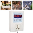 thumbnail image 1 of Waterproof Digital LED Temperature Controller with Plug and Play, Heating Cooling Thermostat for Breeding Aquariums, 110-240V, 1 of 8