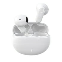 Kraoden True Wireless Bluetooth 5.4 Earbuds, Noise Cancelling In Ear Headphones with Low Latency, Fast Charging Type-C, Long Battery Life, Comfortable Fit for Music & Calls