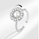 thumbnail image 1 of Anillo de ansiedad de acero inoxidable, Anillos giratorios ajustables Fidget, joyería antiestrés Bague, Anillos de titanio para Mujer, Anillos de boda Dengxun unisex, 1 of 2