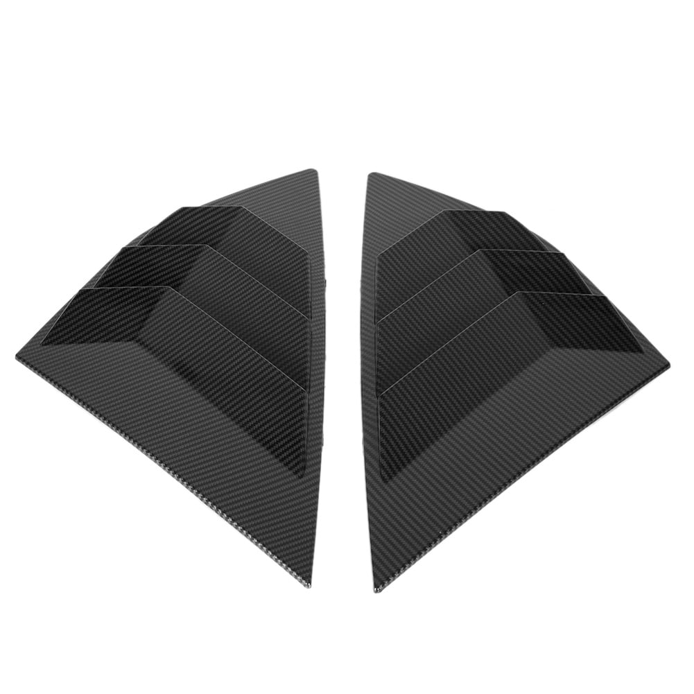 Henmomu Rear Window Louver,Carbon Fiber Style Rear Window Louver