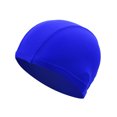 thumbnail image 2 of Hongchun 2 Pieces Elastic Swim Caps Comfortable Cloth Swimming Cap Caps Blue Black, 2 of 3