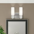 thumbnail image 4 of Weston 2 - Light Brushed Nickel / Silver Contemporary / Modern Incandescent Steel Wall Sconce, 4 of 6