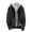 C-Black13, variant on DHFJKG Men's Knitted Cardigan Sweater Hoodies With Thick Warm Fuzzy Lining Zip Up Loose Fit Hooded Coat Jackets With Pockets Leisure Outerwear