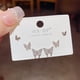 thumbnail image 1 of Pendientes cortos con microincrustaciones de circonitas y aguja de plata S925, pendientes de pelo corto, pendientes elegantes japoneses y coreanos de tres piezas, sencillos y combinables para mujer, 1 of 6