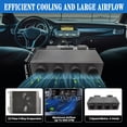 thumbnail image 3 of Aspligo 12V Mini Bajo Dash AC Kit, 10000BTU Universal Eléctrico Aire Acondicionado para Coche, Semi Camión, Caravana, Camper Van, SUV, 3 of 7