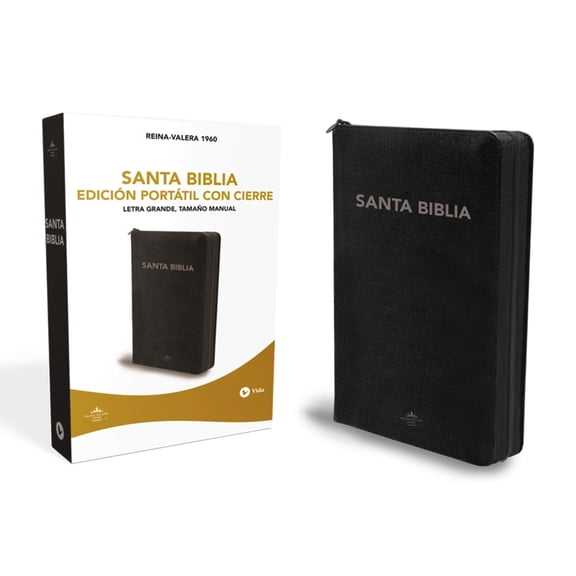 Santa Biblia Rvr1960- Edicion Portatil Con Cremallera, (Hardcover)
