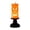 A, variant on Taotanxi Halloween Pumpkin Globe Candles Lighted Lamp, Battery Operated Spooky Spinning Water Glittering Tornado Candle Flameless Candles Table Centerpiece for Halloween Decoration Indoor