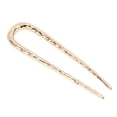 thumbnail image 5 of Unique Bargains 1 Pc Hair Pin U-shaped Texture Hair Hairpin for Women Dark Gold Tone, 5 of 5