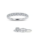 thumbnail image 4 of Lafonn Birthstone Sterling Silver Platinum Plated April Ring (0.51cts CTTW), 4 of 5