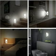 thumbnail image 3 of 2 Pack LED Night Light Flashlight Motion Sensor Cut Light 3-in-1, Rechargeable Emergency Light, Auto Sensing Energy Saving Wall Mount Light Portable LED Torch - Blue, 3 of 5