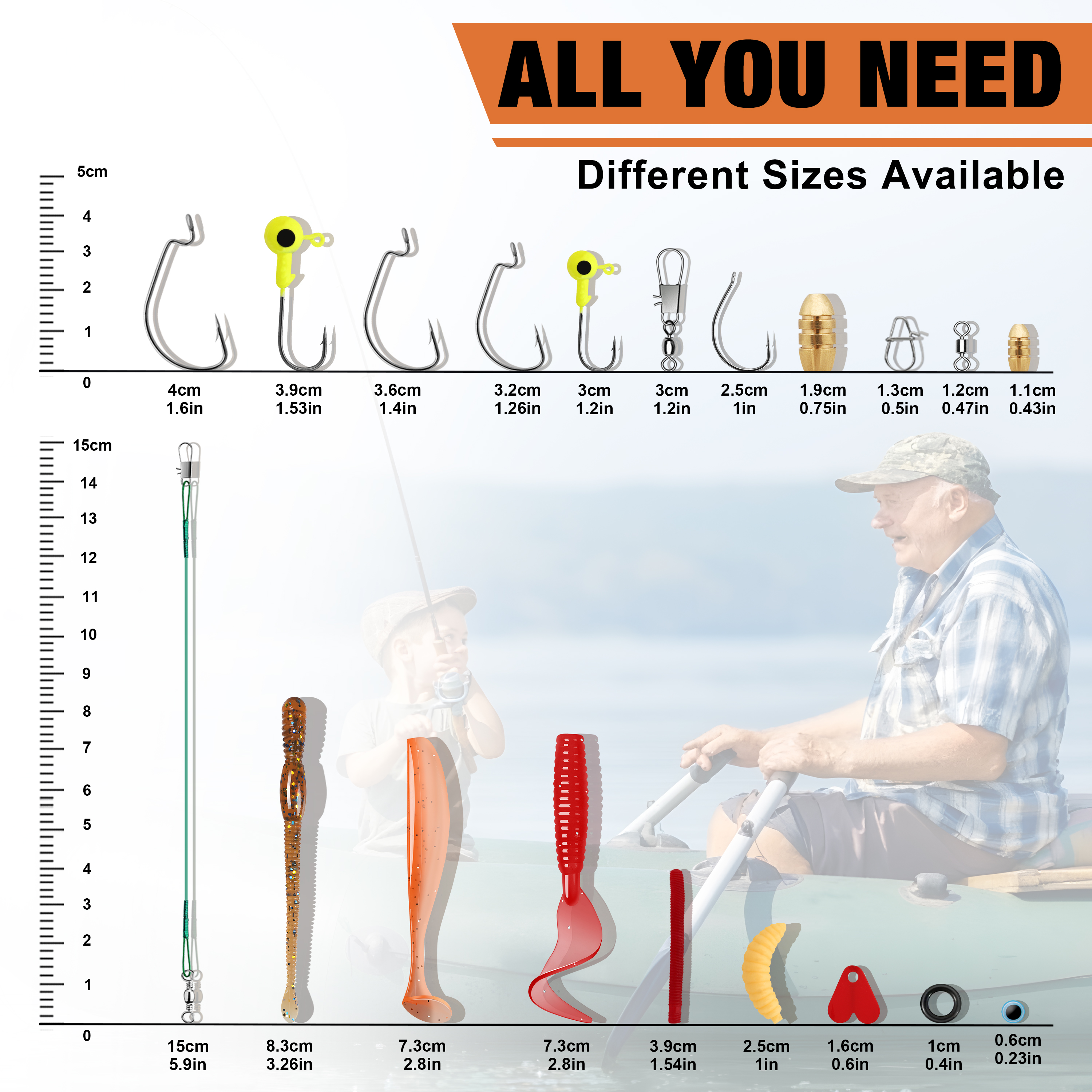 Truscend 139-Piece Fishing Tackle Box Kit photo 5