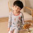 thumbnail image 3 of Conjuntos de ropa de dinosaurio para niños, ropa de dormir para niños, Pijamas de Navidad, Pijamas de algodón para bebés, Otoño e Invierno, 3 of 4