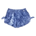 thumbnail image 3 of DKNY Girls Shorts Pack of 2 with Waistband Drawstring Beautiful Crochet Lace,Denim/Printed,6X, 3 of 4