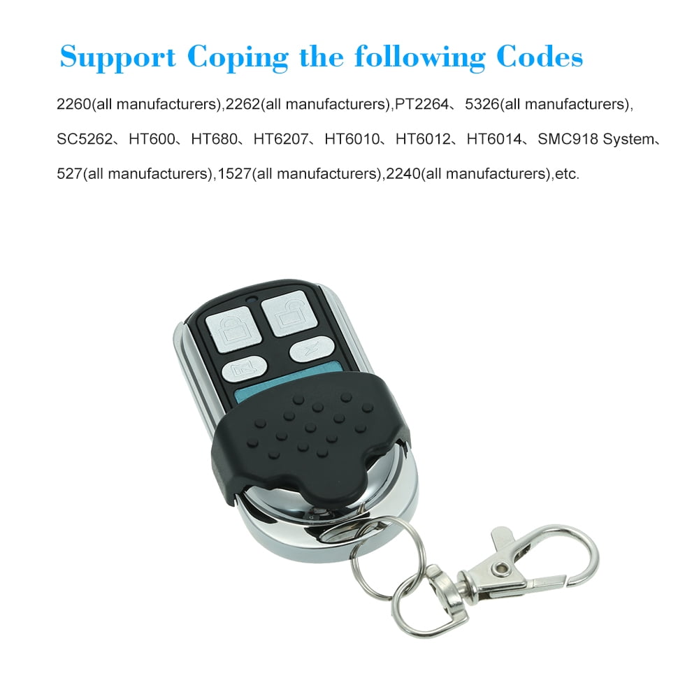 433mhz 4 Buttons Copy Cloning Duplicator Remote Control