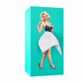 thumbnail image 1 of Blue Skirt Tissue Holder, Cute Cartoon Napkin Box for Desktop Decoration, Creative Long Skirt Design, 1 of 5