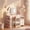 White, variant on Kids Vanity with Lights, Princess Makeup Vanity Desk with Open Bookshelf, Storage Cabinet