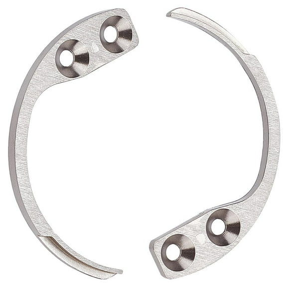 4 pc 201 Stainless Steel Handheld Detacher Hook Key Security Tag Key Remover Hard Tag Hook Tool for Clothes Shoes Tag Pins Stainless Steel Color 49x25x2.5mm Hole: 3mm