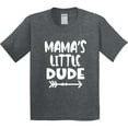 thumbnail image 3 of Inktastic Mama's Little Dude with Arrow Youth T-Shirt, 3 of 5