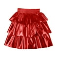 thumbnail image 4 of Shadoumai Toddler Girls Birthday Party Tutu Skirt Performance Dancewear with Bowknot and Cute Cow Stripe Print Fashion, 4 of 4