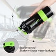 thumbnail image 4 of XTKS Botella Coctelera - Vaso Coctelera de Proteínas con Compartimentos de Almacenamiento - Botellas de Batido de Entrenamiento a Prueba de Fugas con Mezclador para una Mezcla Suave - 500ML/16oz (VERD, 4 of 5