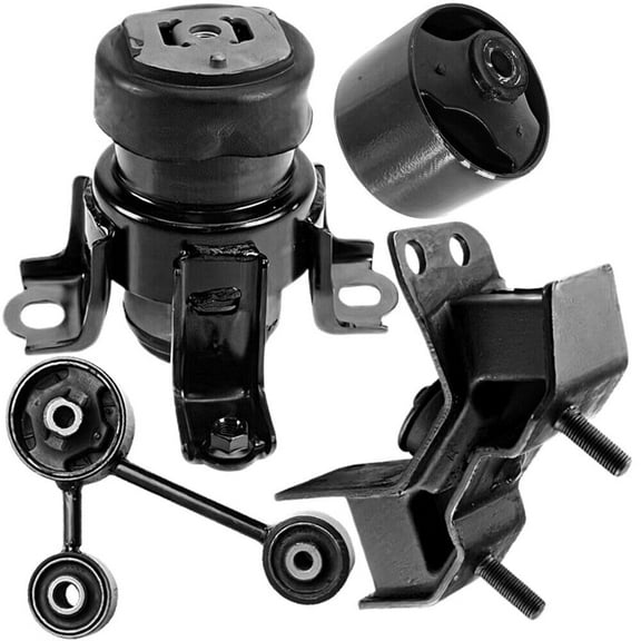 4M Auto Parts. Front, Rear, Right Engine Mounts & Left Automatic Transmission Mount 4PCS Set For Convertible Trims. Part Numbers 9698, 8967, 8699, 8644.