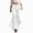 White 11, variant on Karymi Faux Suede Fringe Flare Women's Pants, Mid‑High Waist Button Zipper Closure Western Style Bell‑Bottom Long Trousers for Party Going‑Out