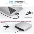 thumbnail image 4 of Teclado OMOTON con cable para Mac con doble interfaz gris, 4 of 9