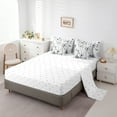 thumbnail image 5 of Manfei Chic Flower Dandelion Boy Girl 7-Piece Twin Bedding Sets,Flying Butterfly Dragonfly Bedding Comforter Set,Rustic Cabin Breathable Sheet Sets,Super Cozy Room Decor,Reversible, 5 of 8