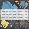 thumbnail image 3 of NOLDARES Toddler Pajamas Boys Girls Baby Pjs Sets Kids Long-Sleeve Snug fit Sleepwear 6-12 Months 12-24 Months 2t 3t 4t 5t 6t 7t 8t 9t Children,Dark Blue,4-5 Y, 3 of 4