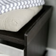thumbnail image 4 of Woven Paths Storage & Tufted Bench, Espresso, 4 of 8