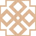 thumbnail image 4 of Ekena Millwork 23 3/8"W x 23 3/8"H x 3/8"T Large Blendon Decorative Fretwork Wood Wall Panels, Hickory, 4 of 6